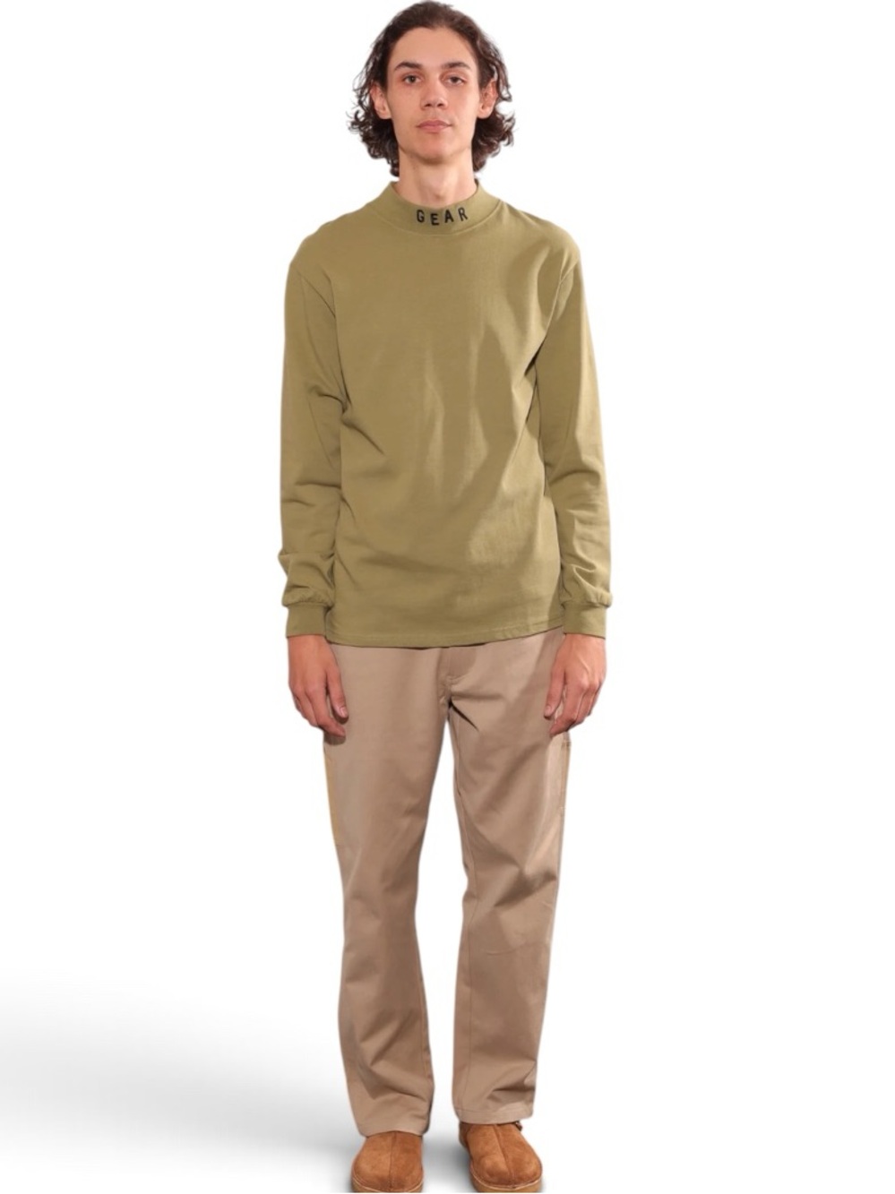 Mister Green Gear Mock Neck Long Sleeve T-Shirt
